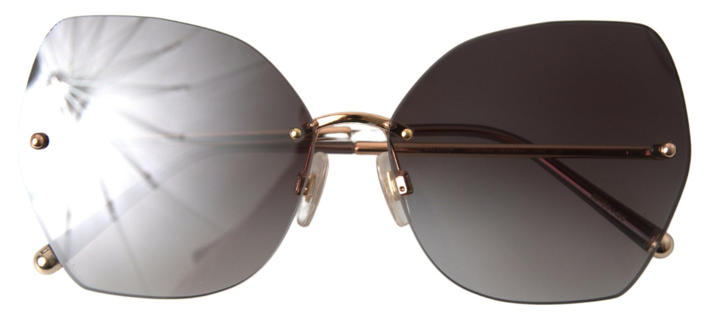 Gold DG2204 Mirror Gradient Women Sunglasses