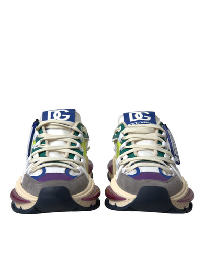 Multicolor Mixed Material Airmaster Sneakers