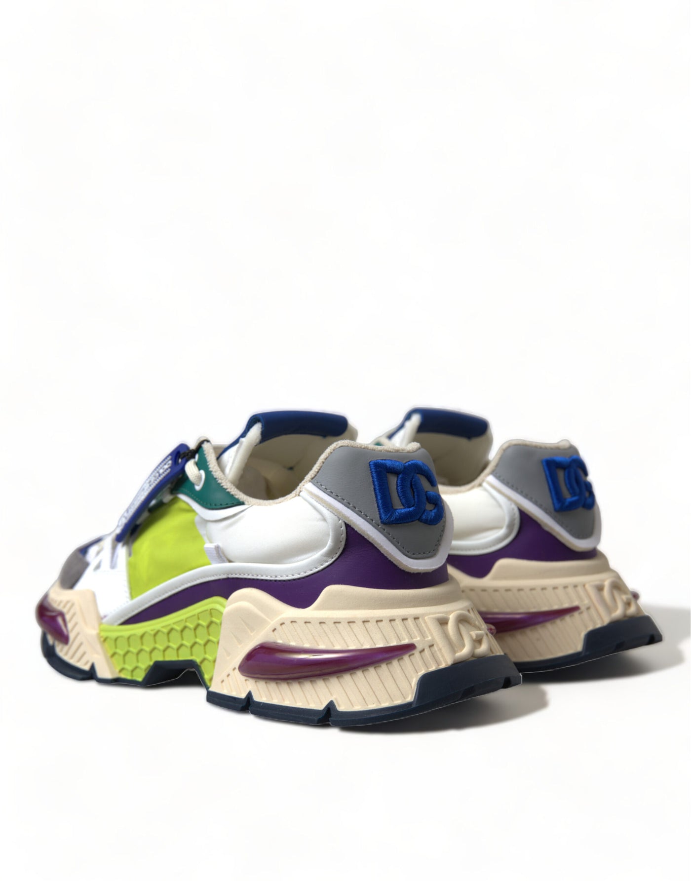 Multicolor Mixed Material Airmaster Sneakers