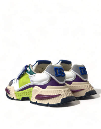 Multicolor Mixed Material Airmaster Sneakers