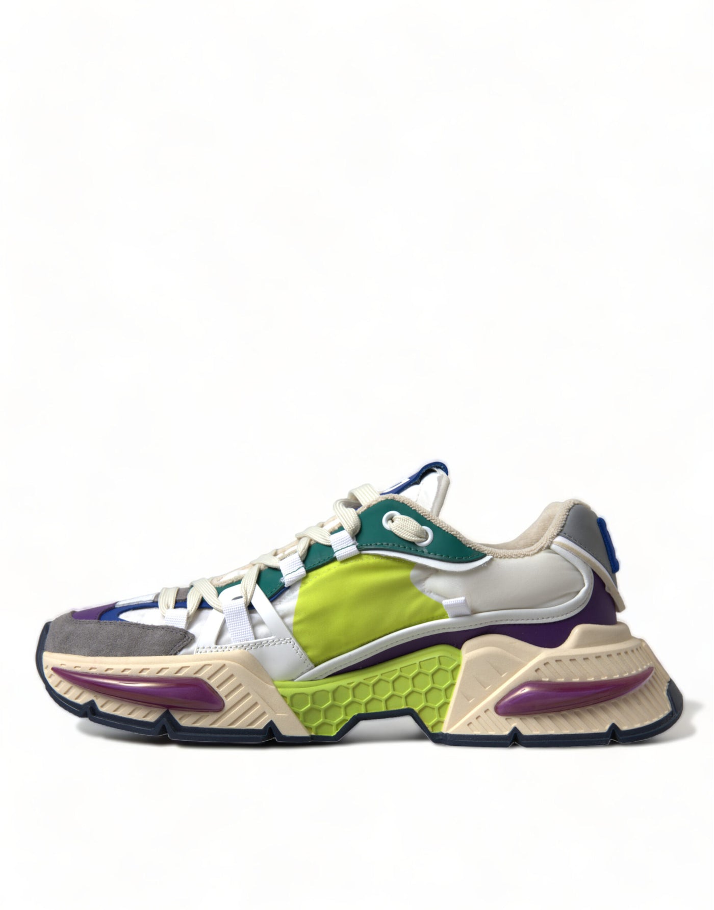 Multicolor Mixed Material Airmaster Sneakers