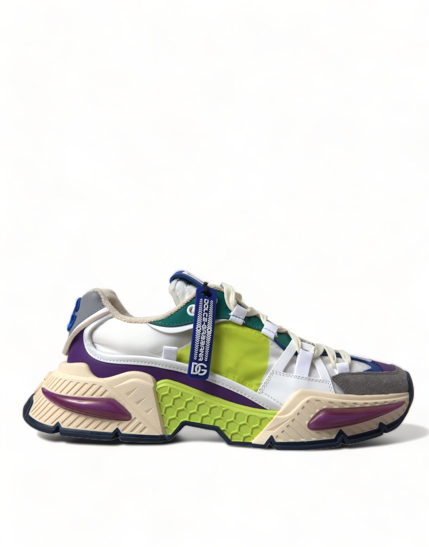 Multicolor Mixed Material Airmaster Sneakers