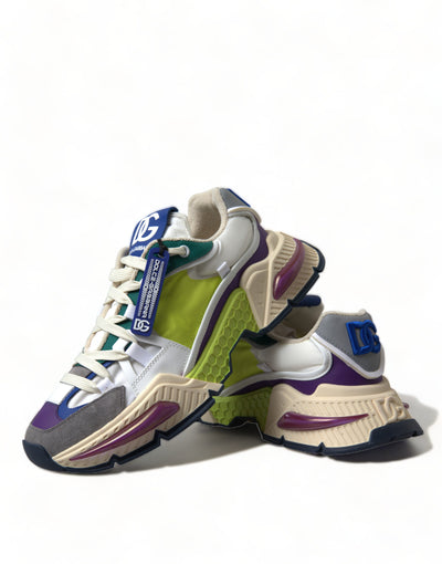 Multicolor Mixed Material Airmaster Sneakers