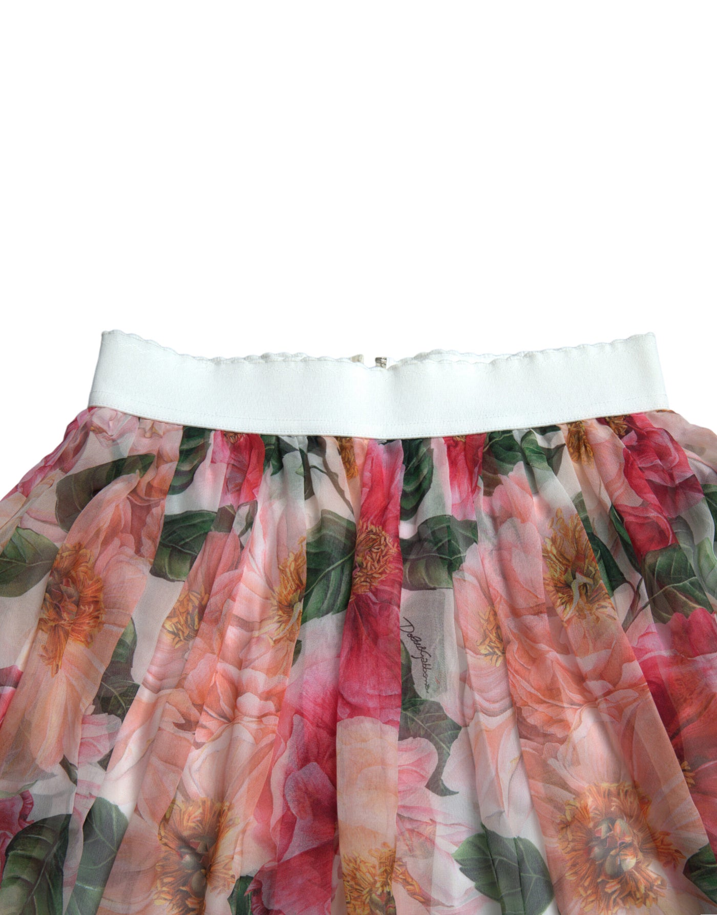 Multicolor Floral High Waist A-line Maxi Skirt