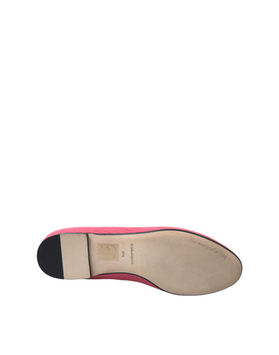 Pink Black Devotion Slip On Flat Shoes