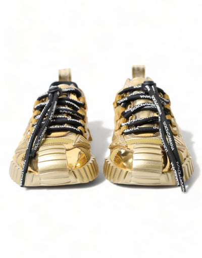 Metallic Gold NS1 Low Top Sneakers Shoes