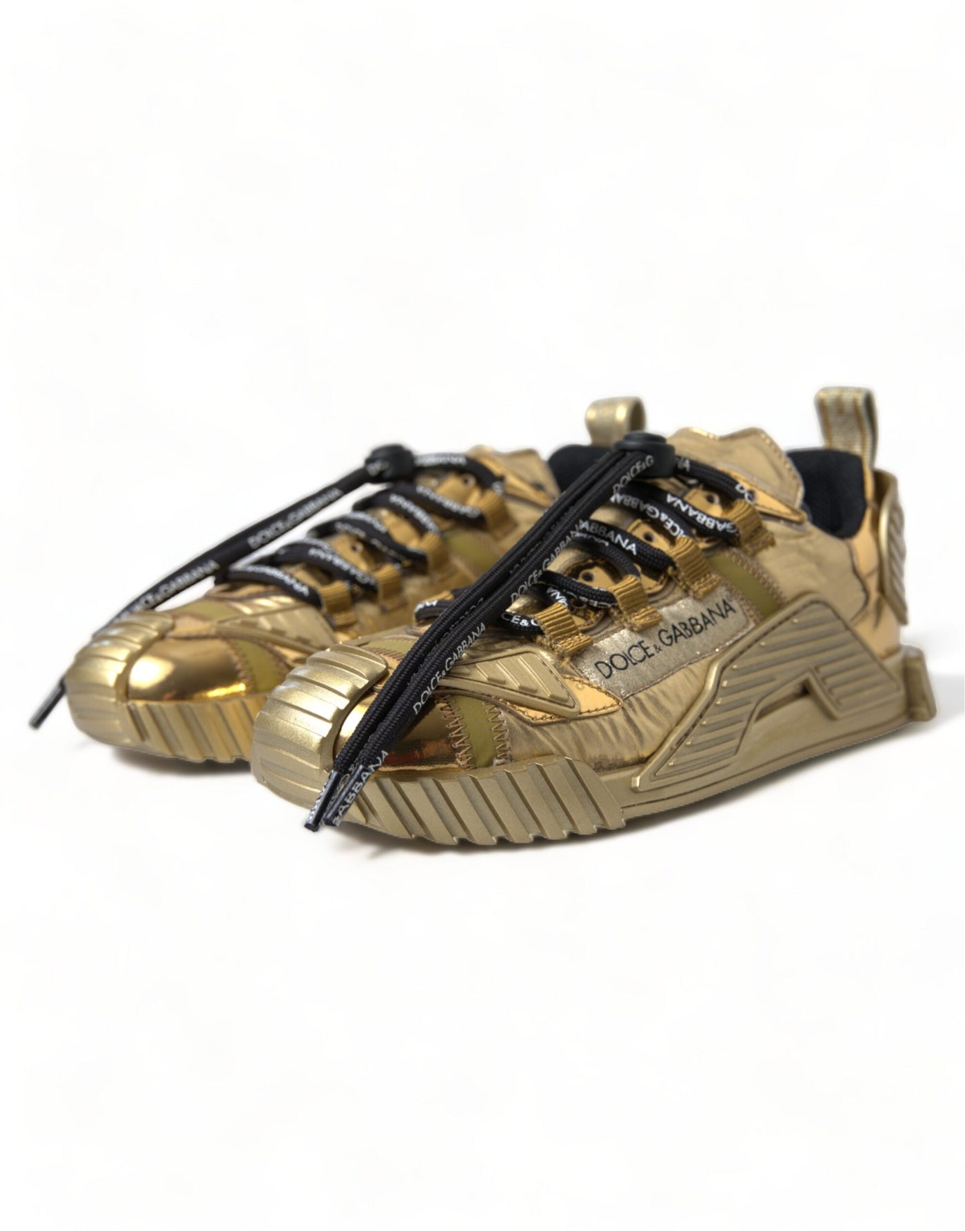 Metallic Gold NS1 Low Top Sneakers Shoes