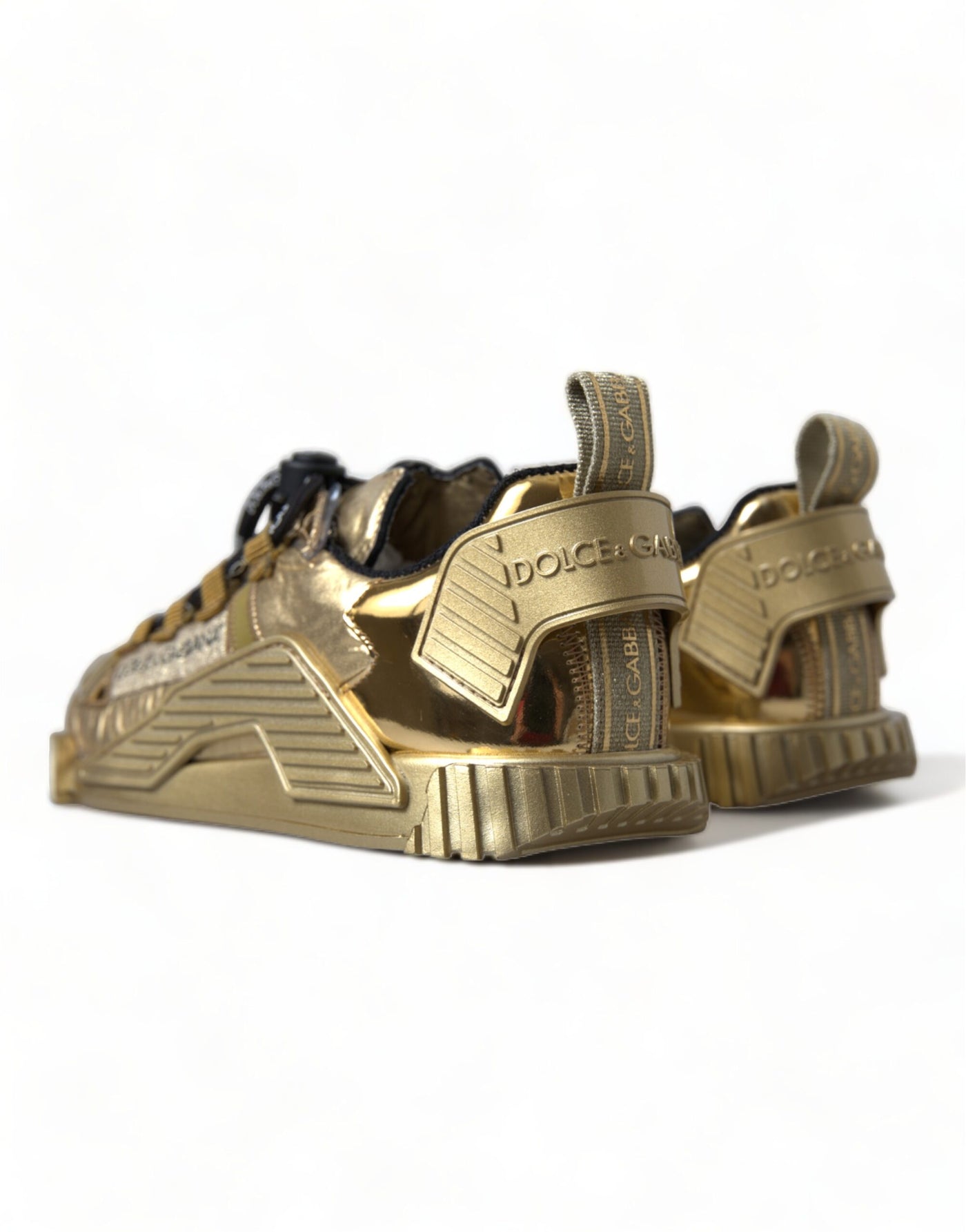 Metallic Gold NS1 Low Top Sneakers Shoes