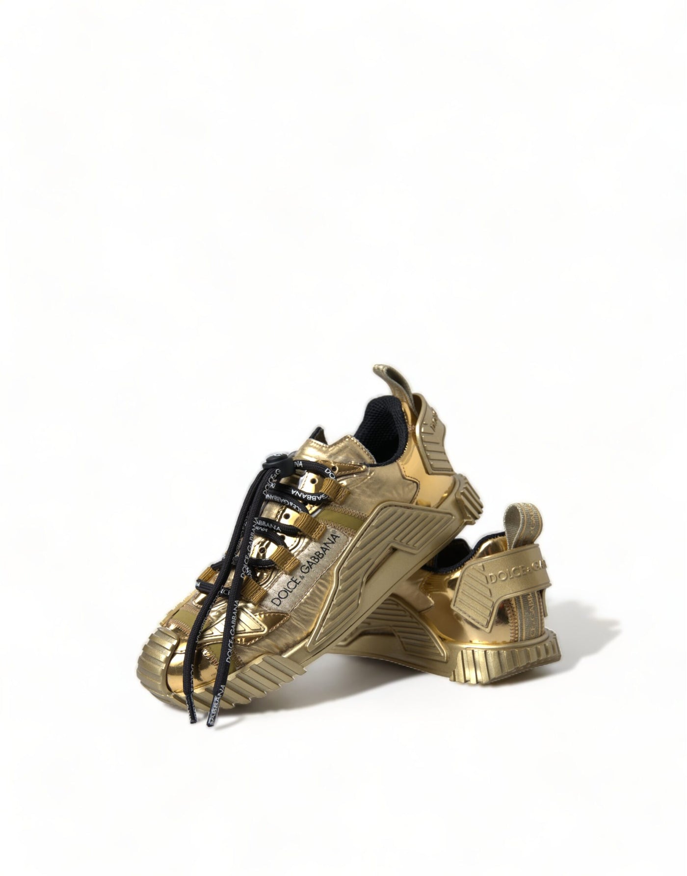 Metallic Gold NS1 Low Top Sneakers Shoes