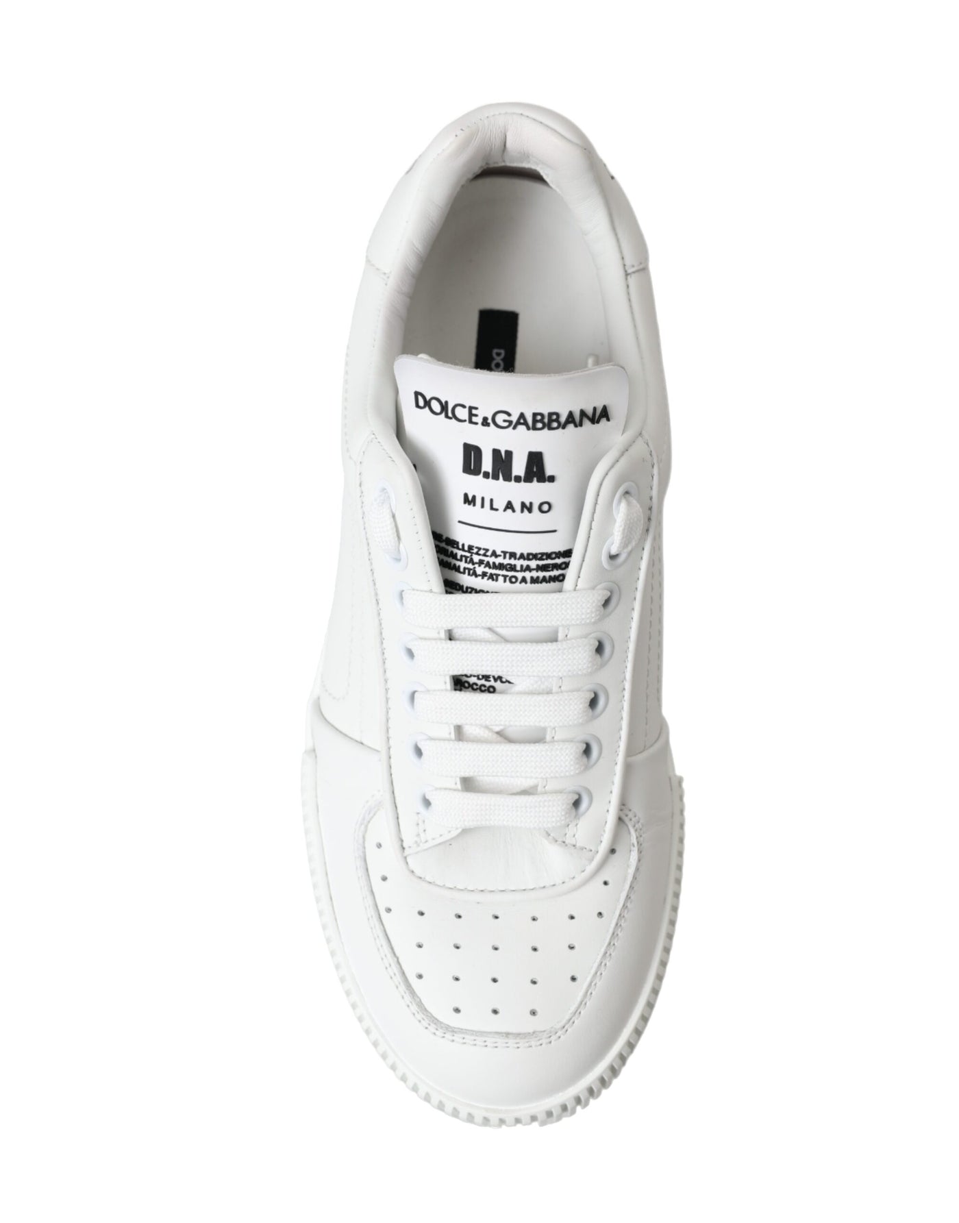 White Leather Miami Logo Womens Sneakers Shoes