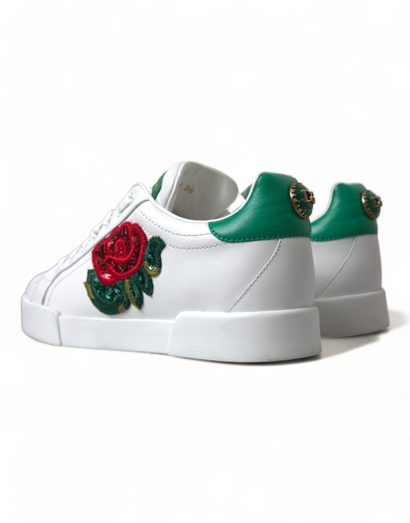 White Portofino Rose Classic Sneakers Shoes