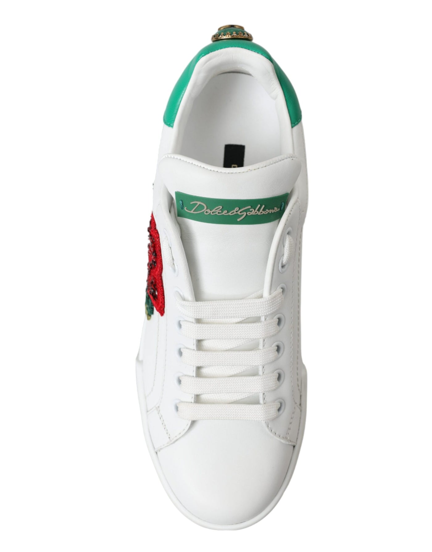 White Portofino Rose Classic Sneakers Shoes