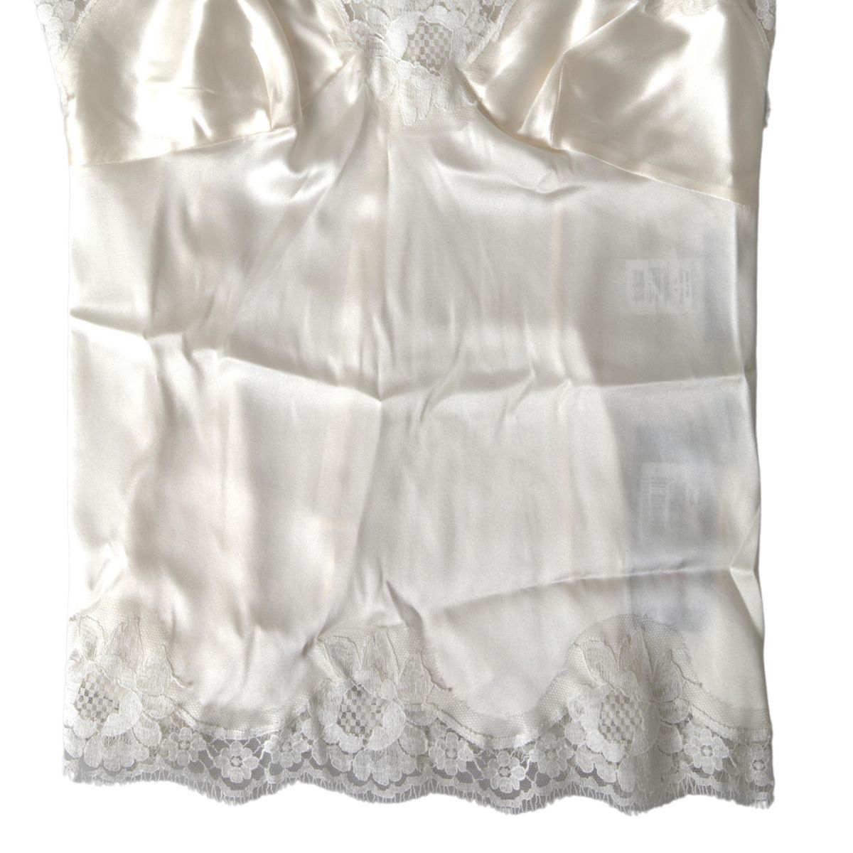 White Lace Silk Sleepwear Camisole Underwear