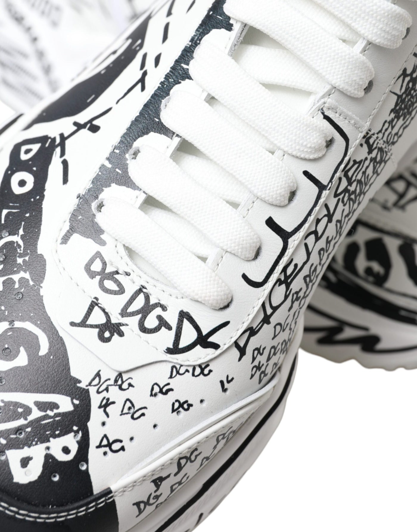 White Black Graffiti Daymaster Sneakers Shoes