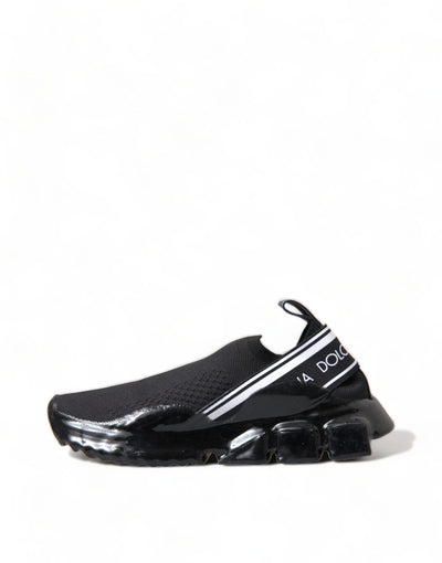 Black Sorrento Slip On Low Top Sneakers Shoes