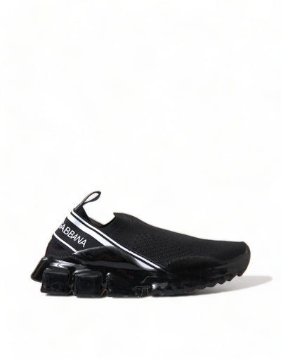 Black Sorrento Slip On Low Top Sneakers Shoes