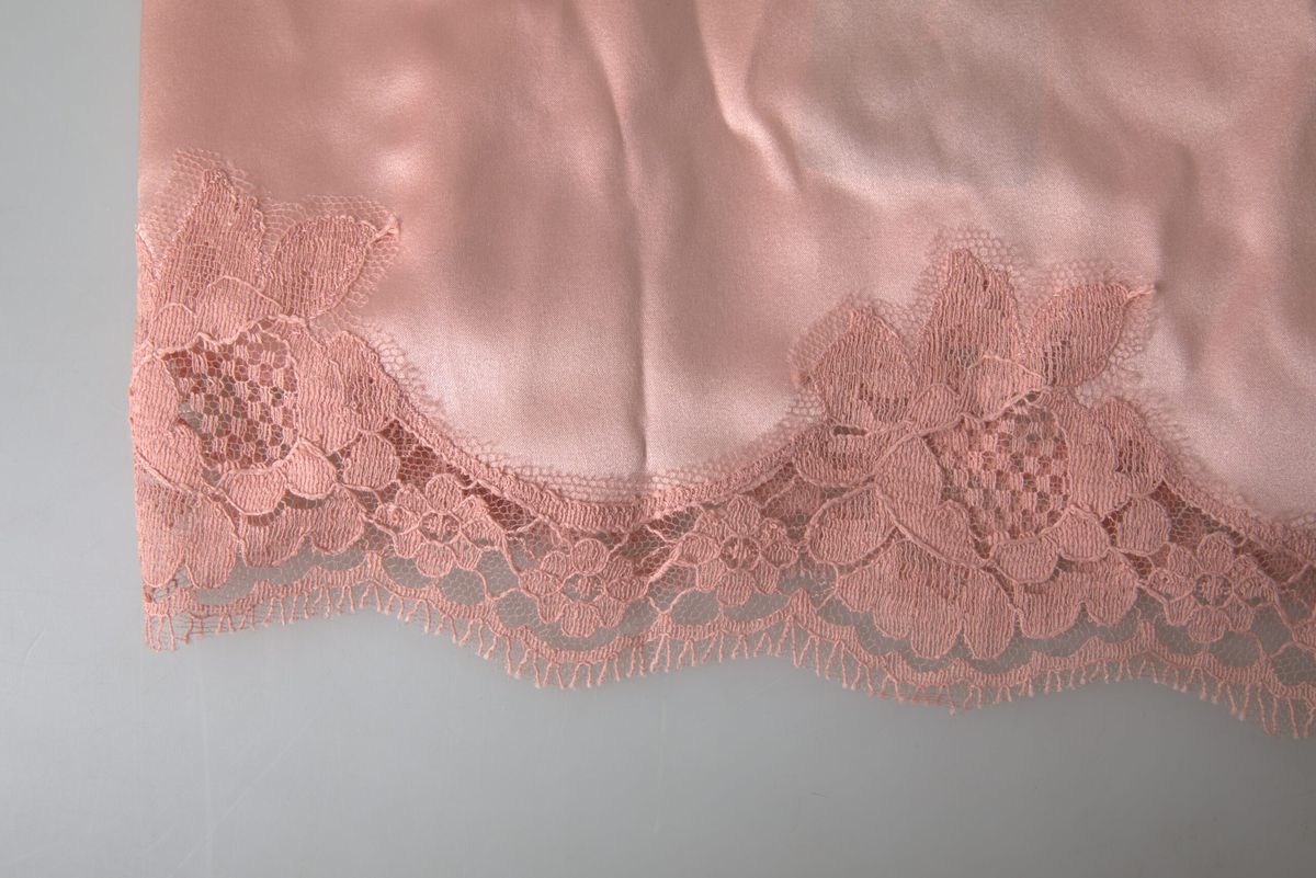 Antique Rose Lace Silk Camisole Top Underwear