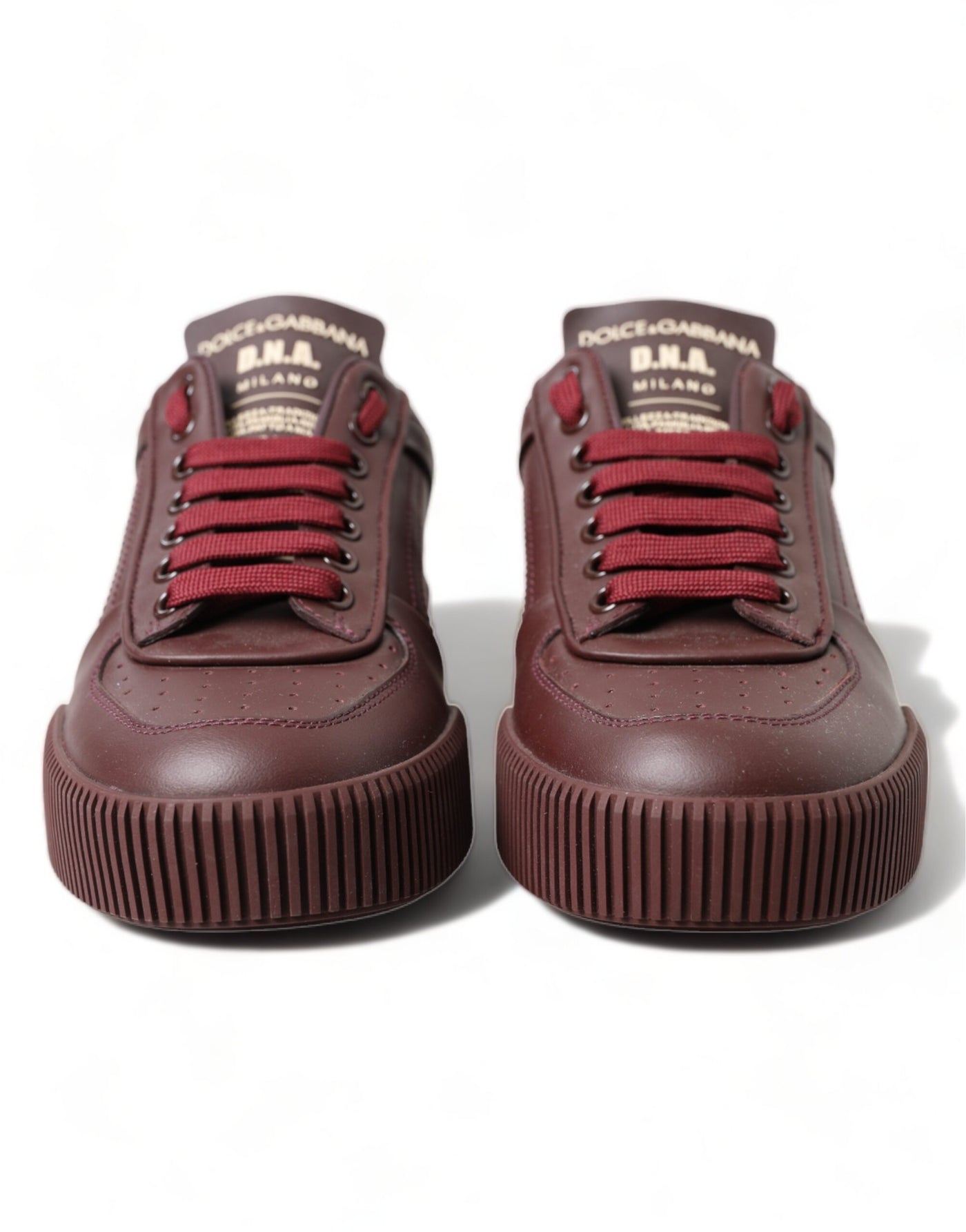 Bordeaux Calfskin D.N.A Milano Sneakers Shoes