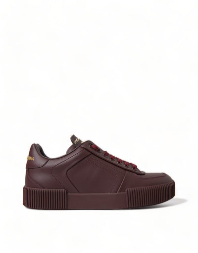 Bordeaux Calfskin D.N.A Milano Sneakers Shoes