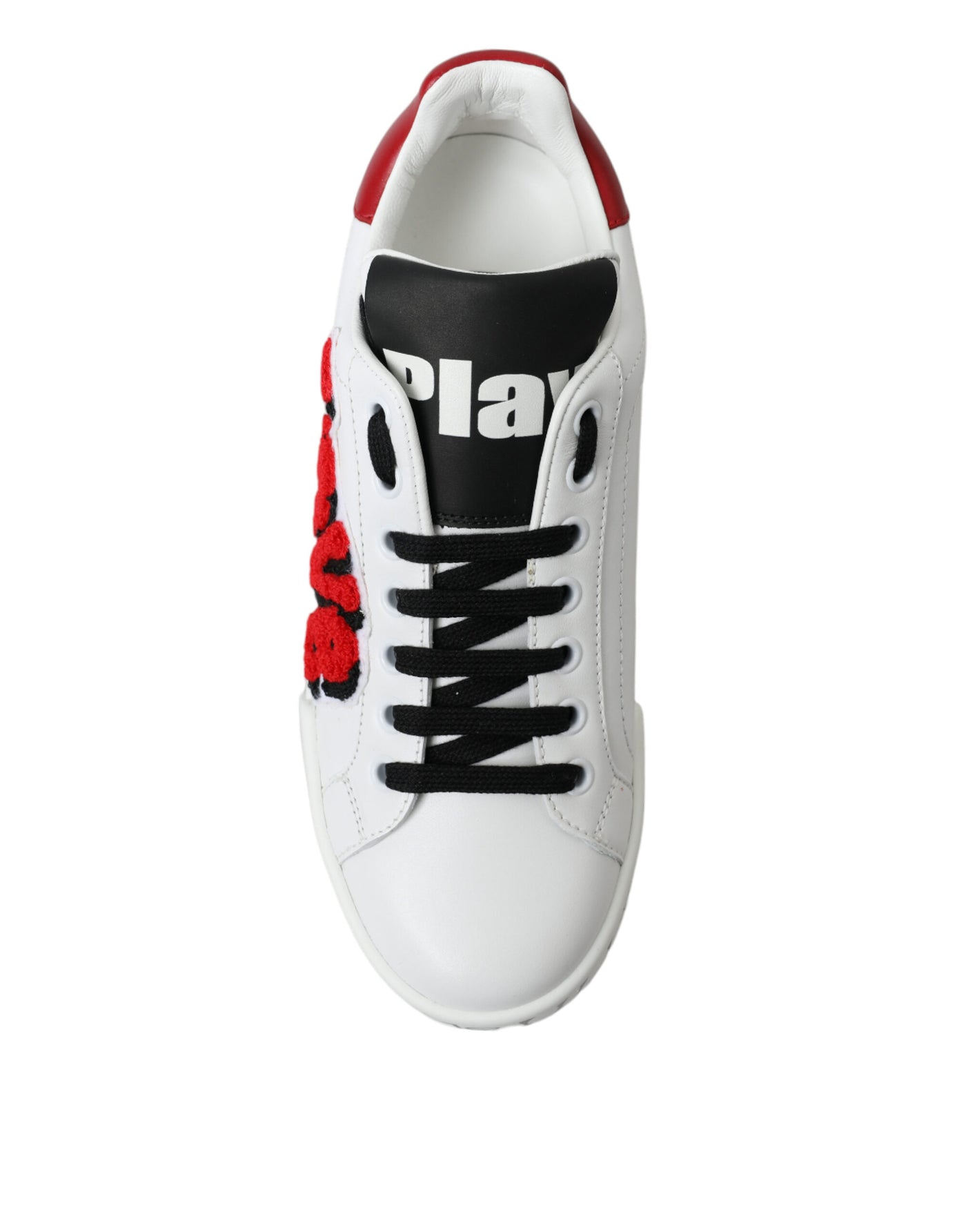 White Love Patch Portofino Classic Sneakers Shoes