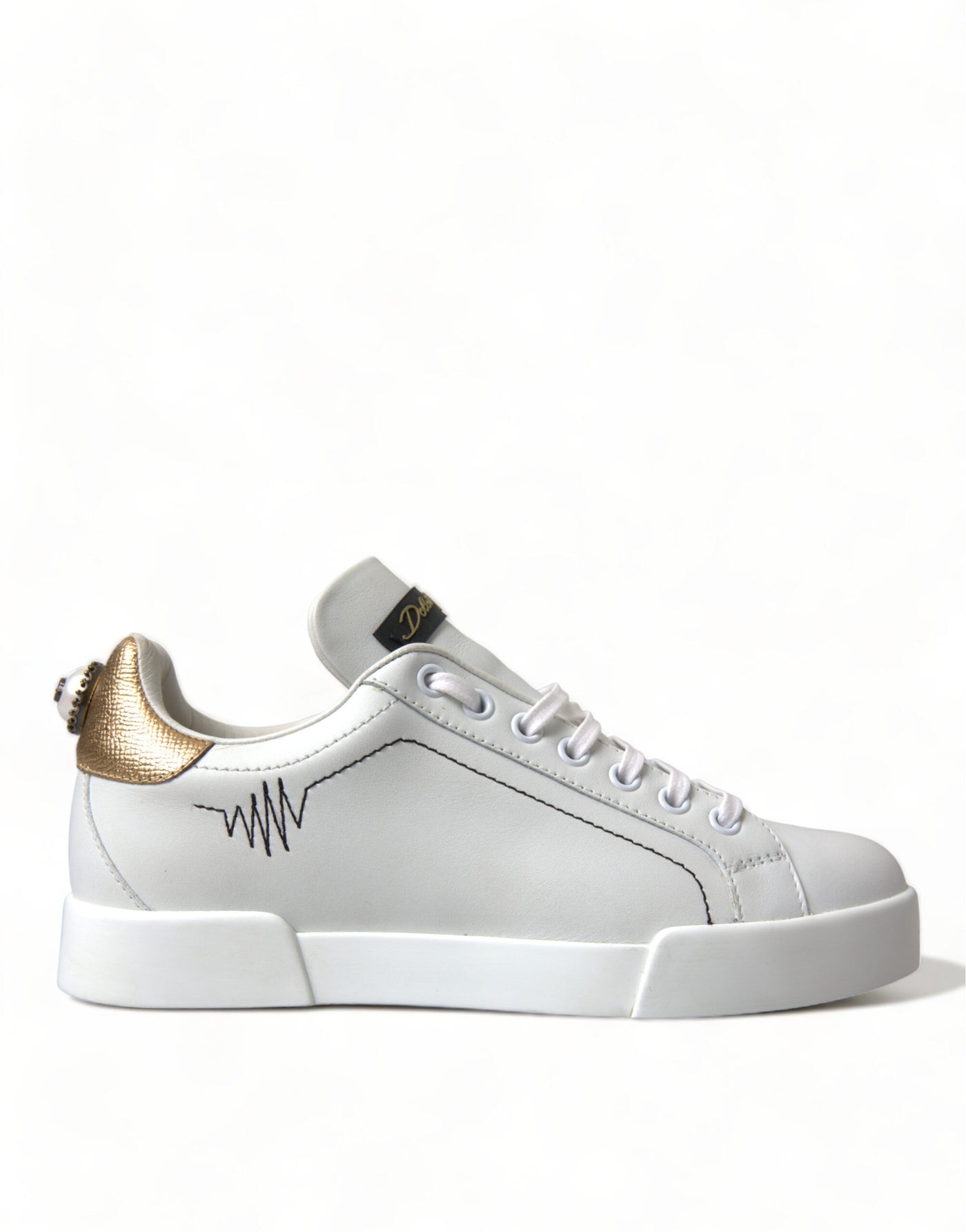 White Leather Portofino Classic Sneaker Women Shoes