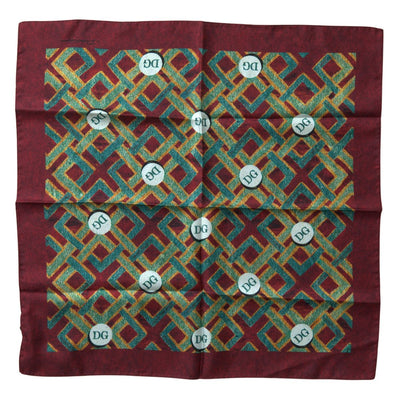 Multicolor Printed Square Handkerchief Scarf