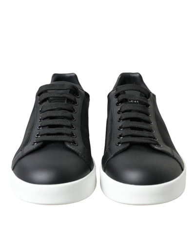 Black White Logo Mesh Sneakers Women Shoes