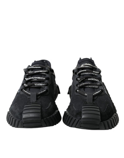 Black NS1 Low Top Lace Up Sneaker Women Shoes