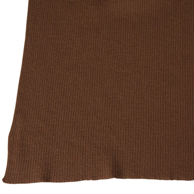 Brown Cashmere Knitted Neck Wrap Shawl Scarf