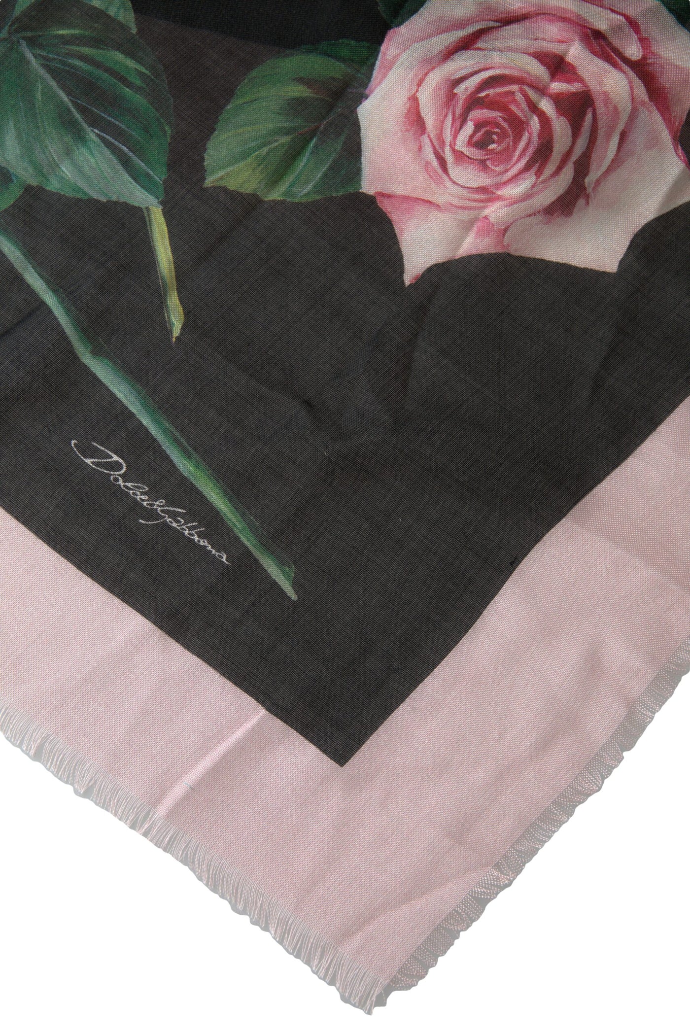 Multicolor Roses Square Shawl Wrap Scarf