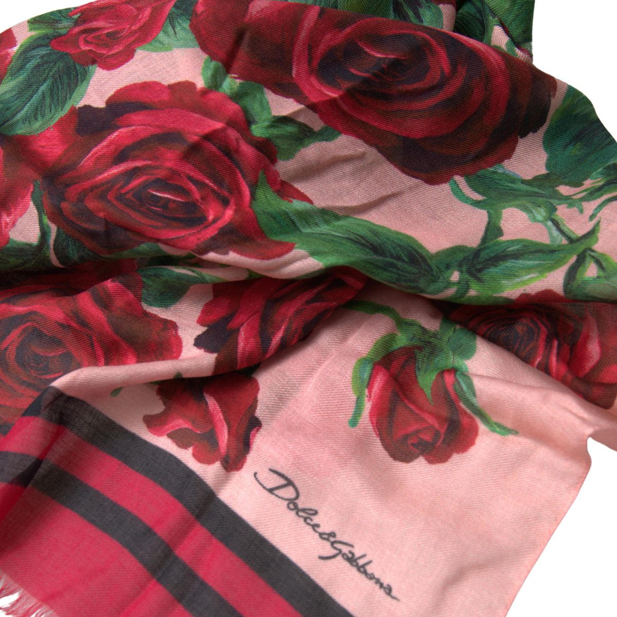 Multicolor Roses Modal Shawl Wrap Scarf