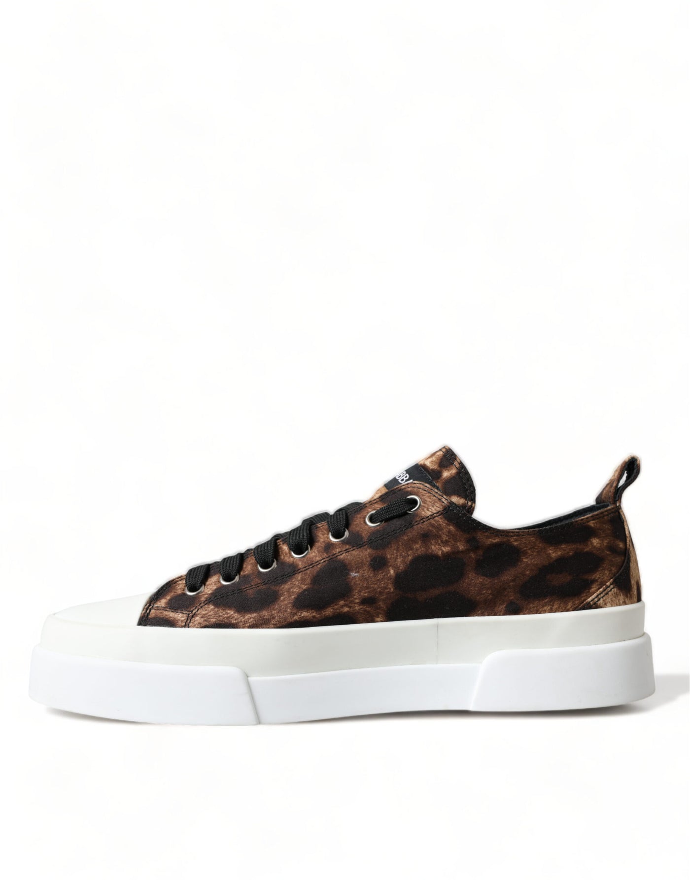 Brown Leopard Canvas Sneakers Shoes