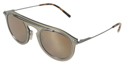 Brown DG2169 Phantos Metal Square Frame Sunglasses