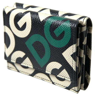 Multicolor DG Mania French Flap Leather Wallet