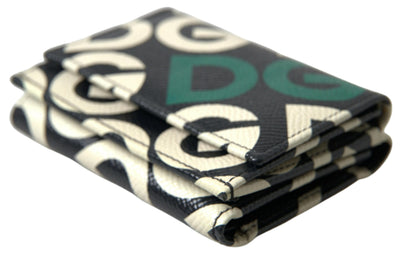 Multicolor DG Mania French Flap Leather Wallet