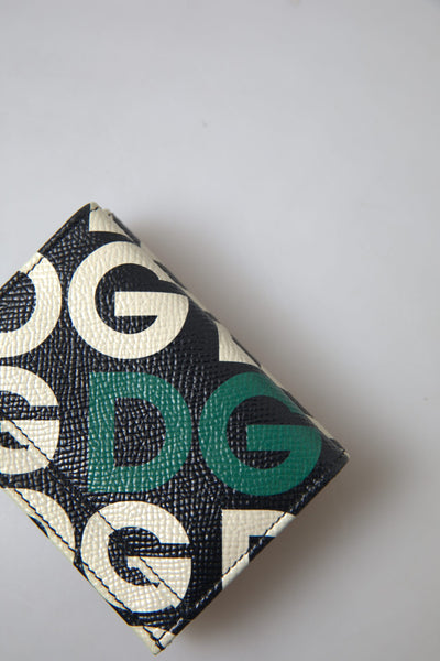 Multicolor DG Mania French Flap Leather Wallet