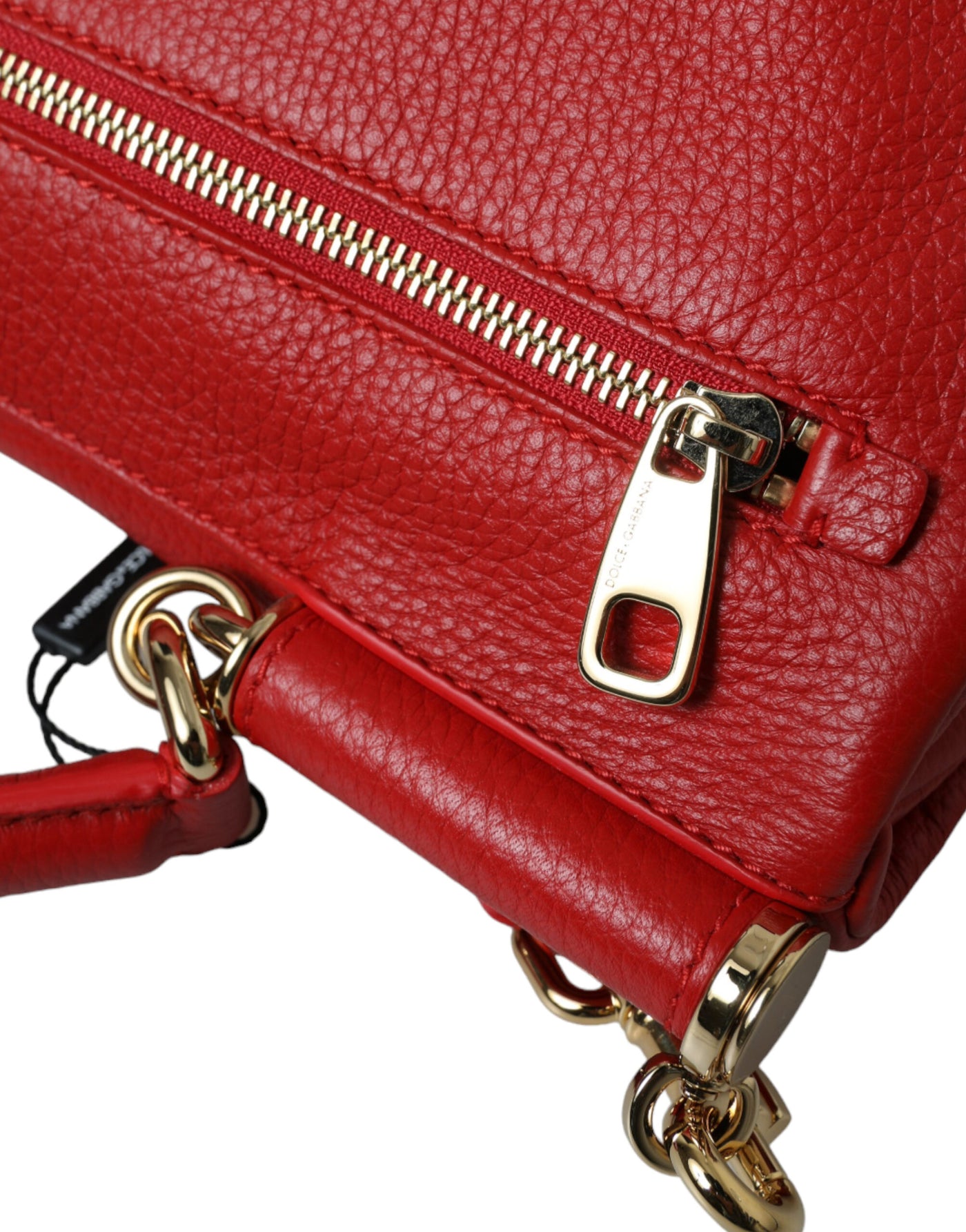 Red Leather Large Miss Sicily Top Handle Women Bag