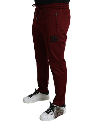 Maroon Jogging Cotton Stretch Men Jogger Pants