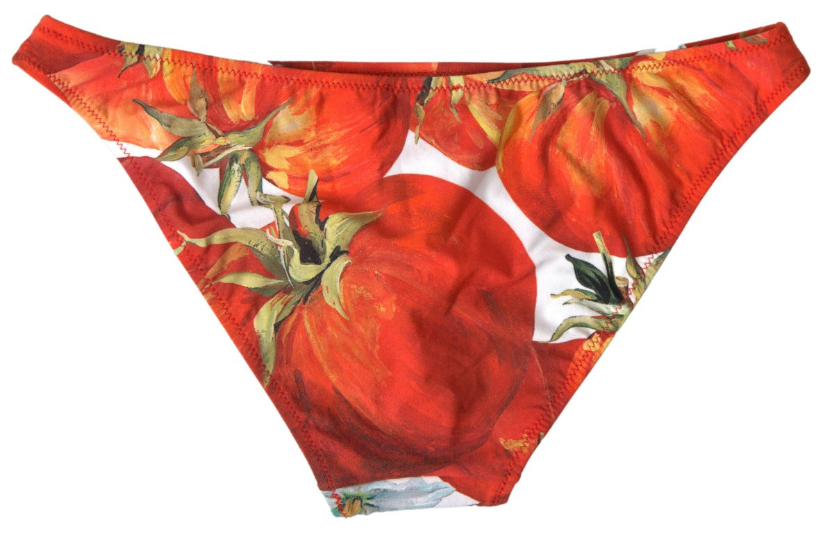 Orange Pumpkin Beachwear Bikini Bottom Swimwear