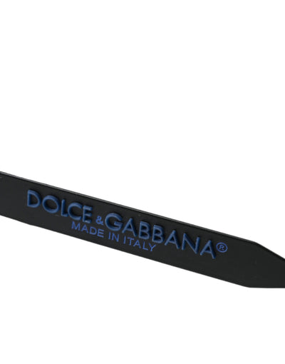 Matte Black DG2270 Logo Navigator Metal Frame Sunglasses