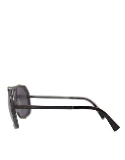 Black Camo Metal Frame Matte Mirror Lens DG2167 Sunglasses