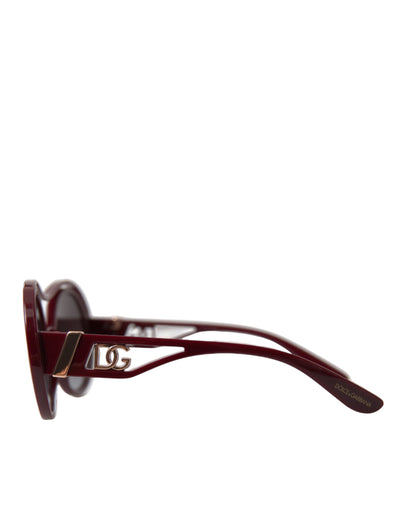 Bordeaux Frame Gray Lens DG Monogram DG6142 Sunglasses