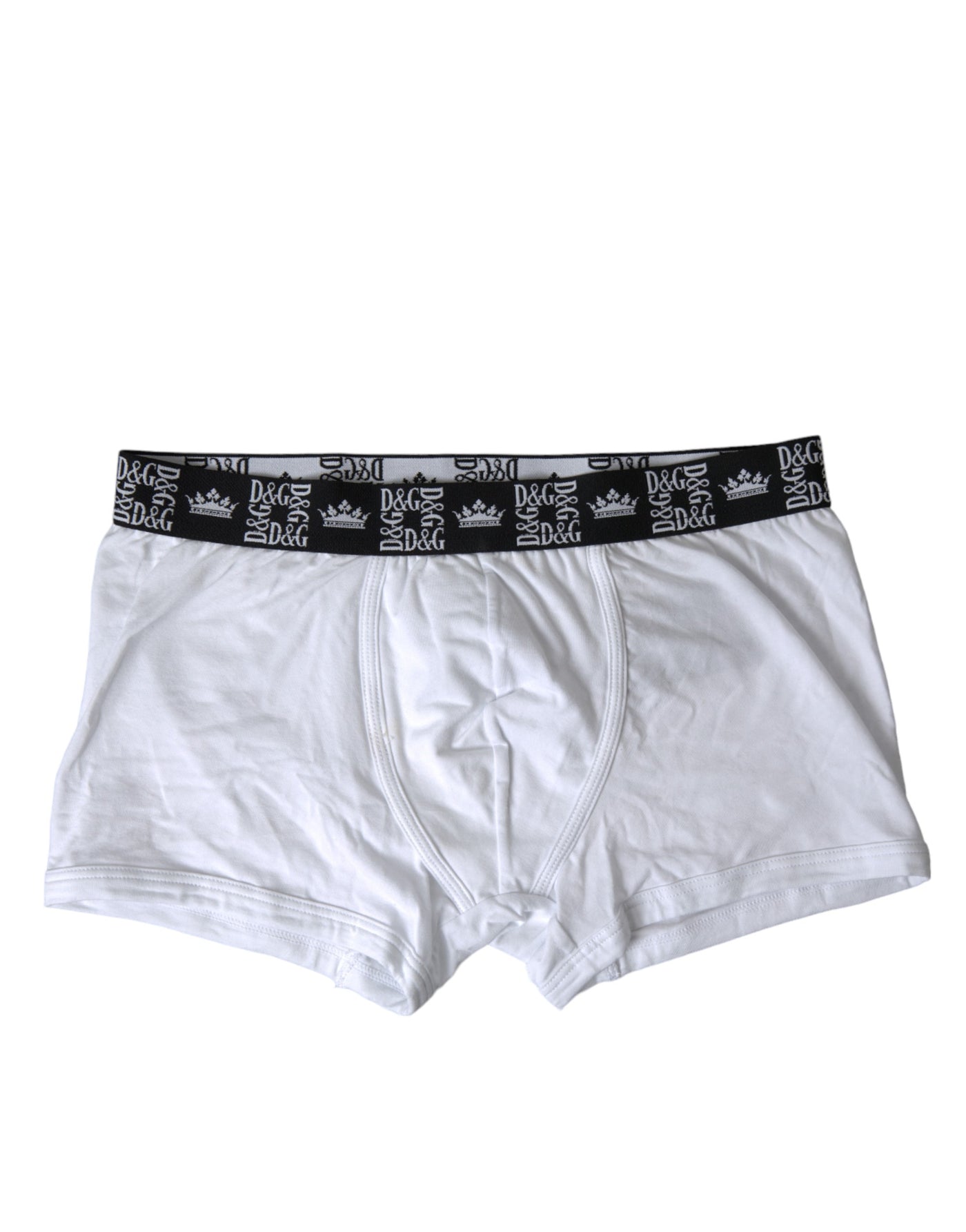 White Cotton Stretch Regular Boxer Underwear