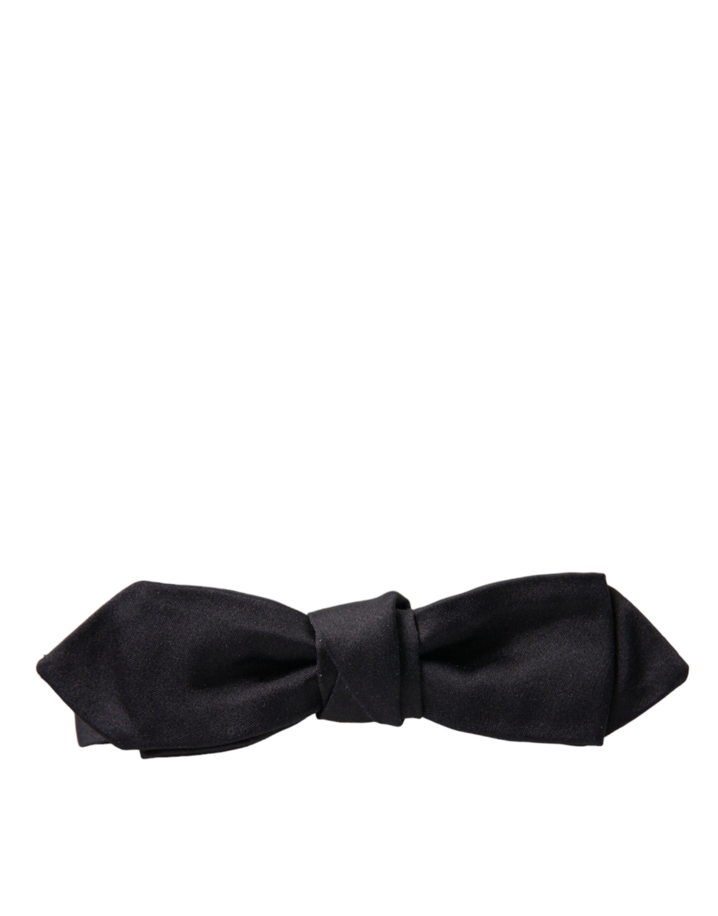 Black Silk Adjustable Neck Men Papillon Bow Tie