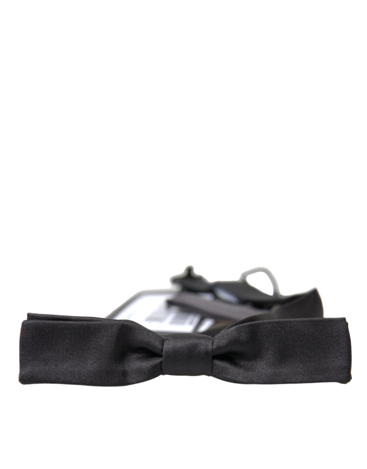 Dark Grey Silk Adjustable Neck Men Papillon Bow Tie