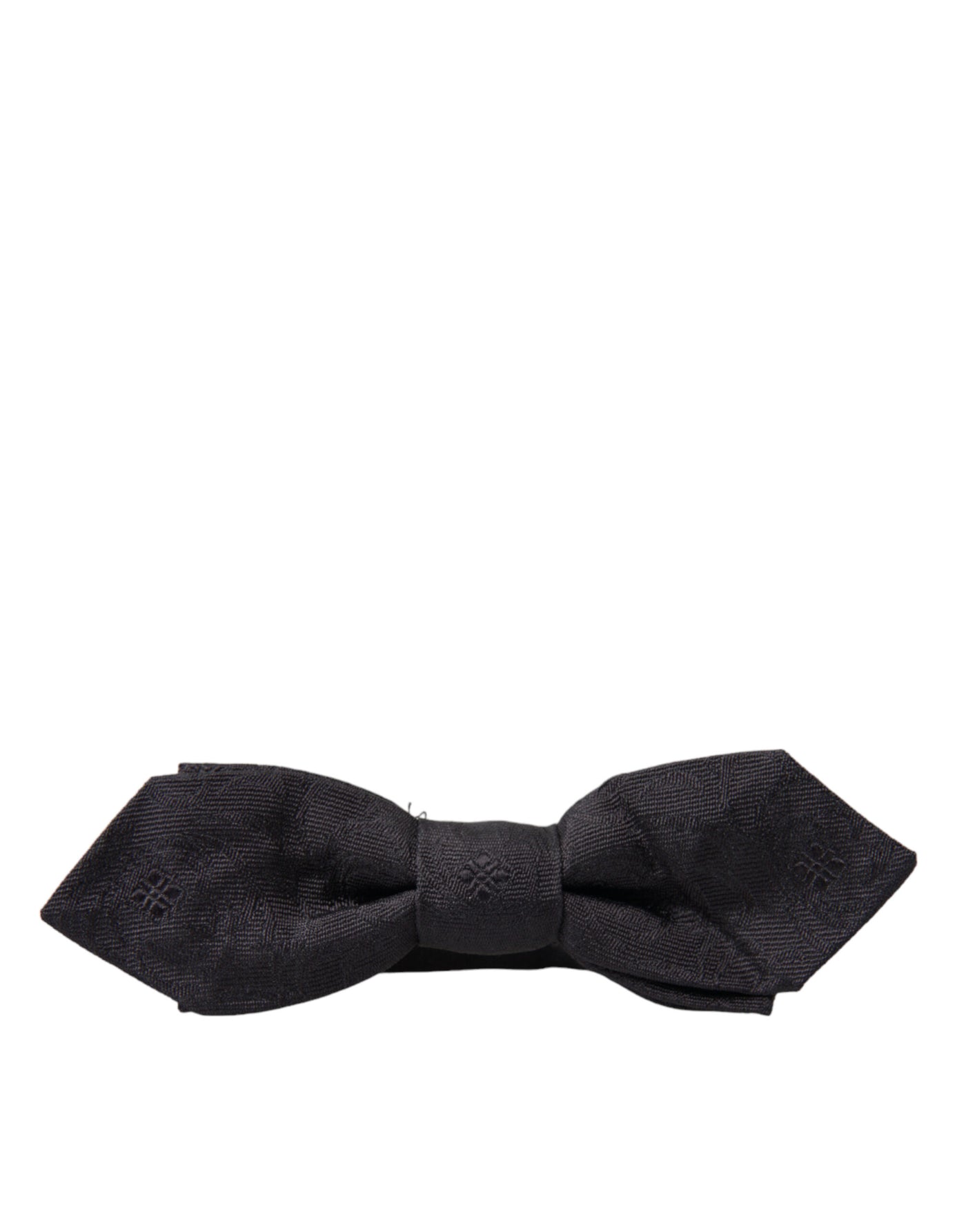 Black Fantasy Silk Adjustable Neck Men Papillon Bow Tie