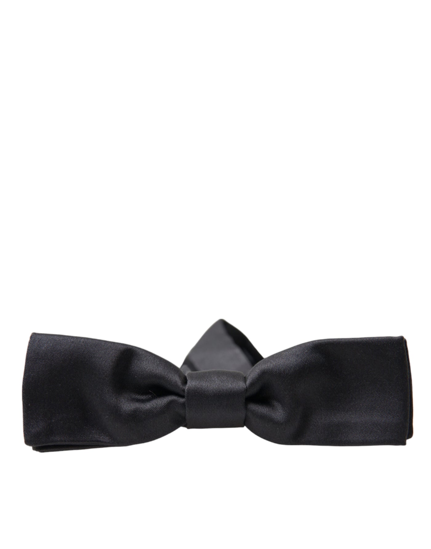 Dark Gray Silk Adjustable Neck Men Papillon Bow Tie