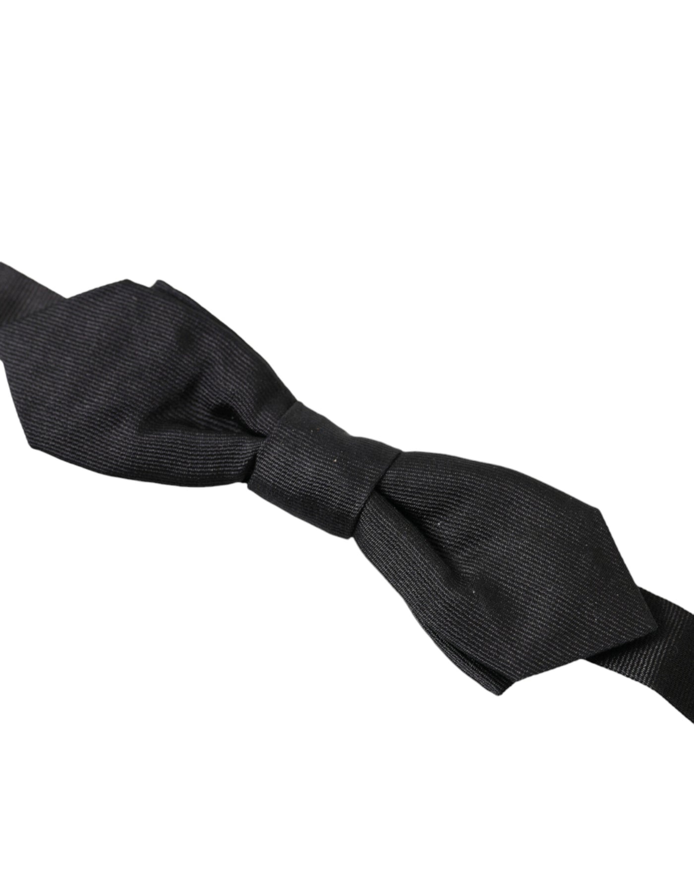 Black Silk Adjustable Neck Men Papillon Bow Tie