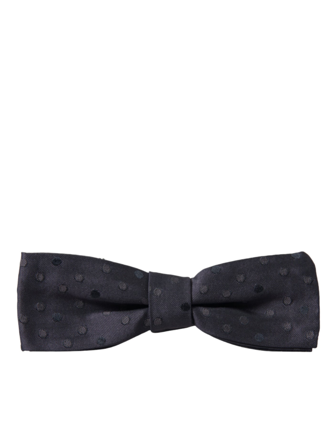 Blue Polka Dot Silk Adjustable Neck Men Papillon Bow Tie