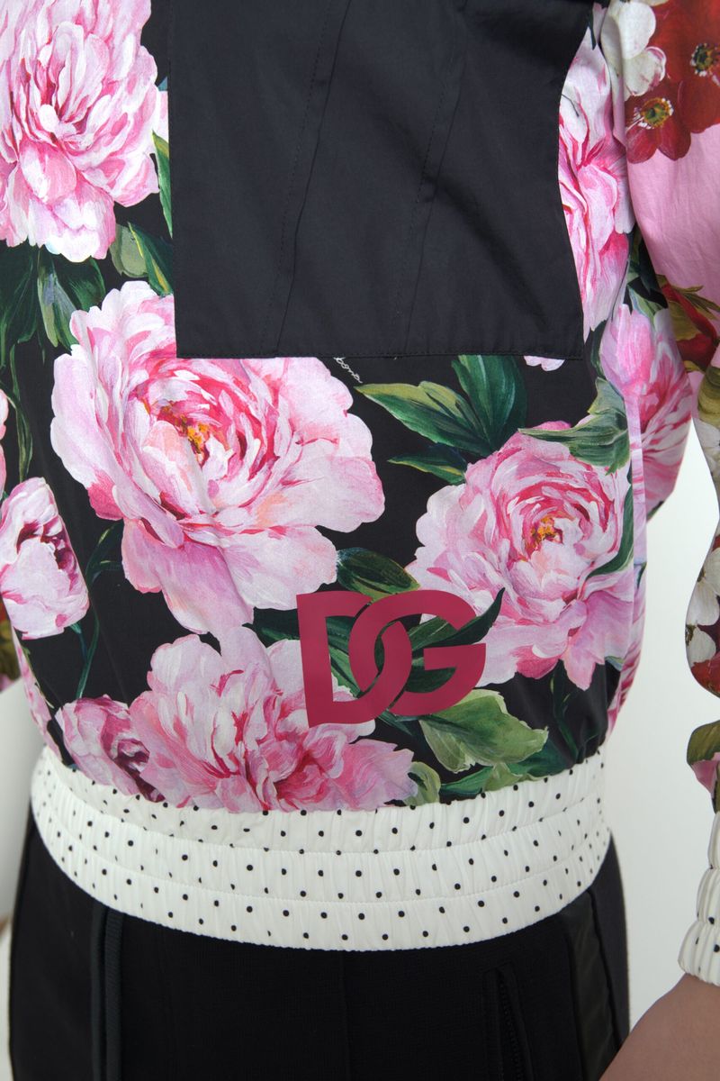 Pink Floral Roses Crewneck Top Sweater